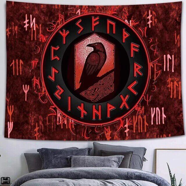 Norse Ravens Tapestry