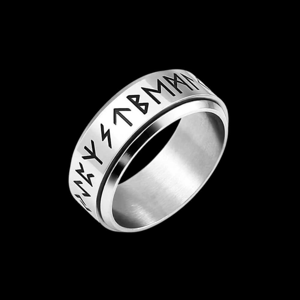 Runes Rotatable Ring