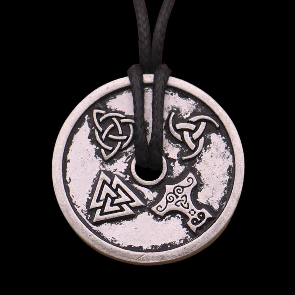 Vegvisir and Runes Necklace