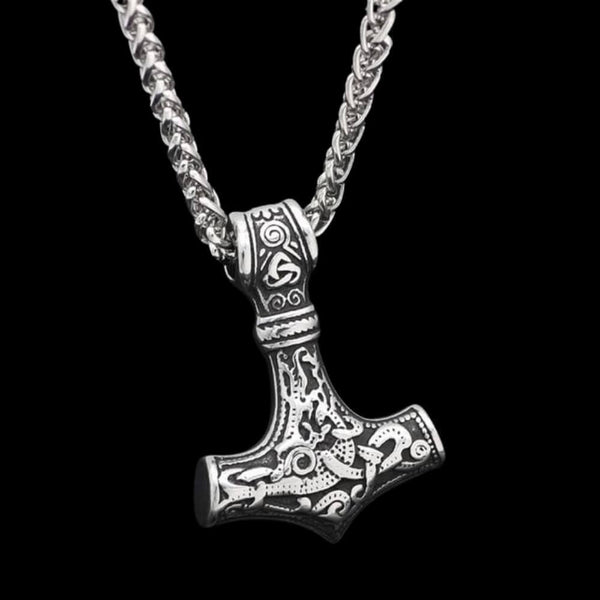 Mjölnir Hammer Necklace – Wyvern's Hoard