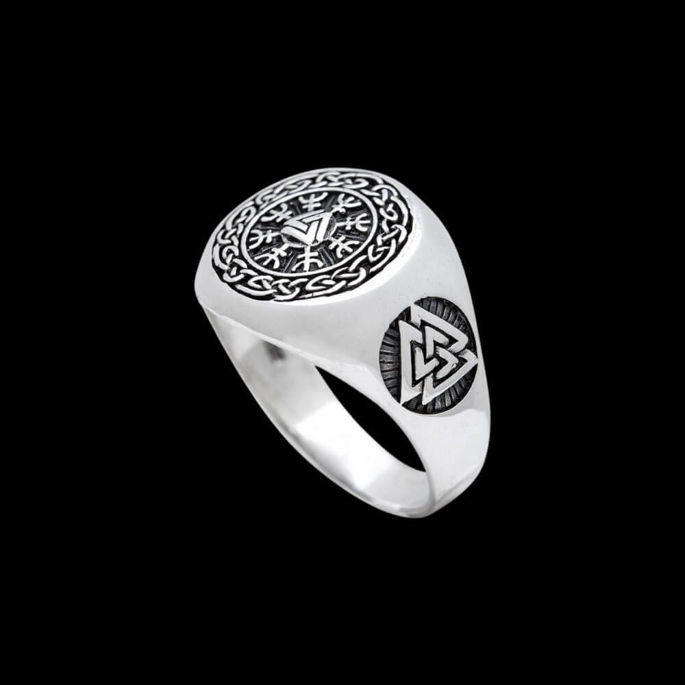 Valknut and Helm of Awe Ring