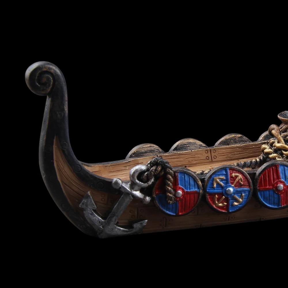 Viking Dragon Ship Incense Holder