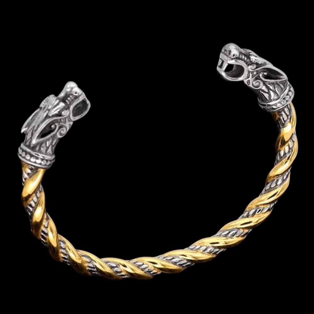 Stamped Viking Bracelet, Silver – Grimfrost
