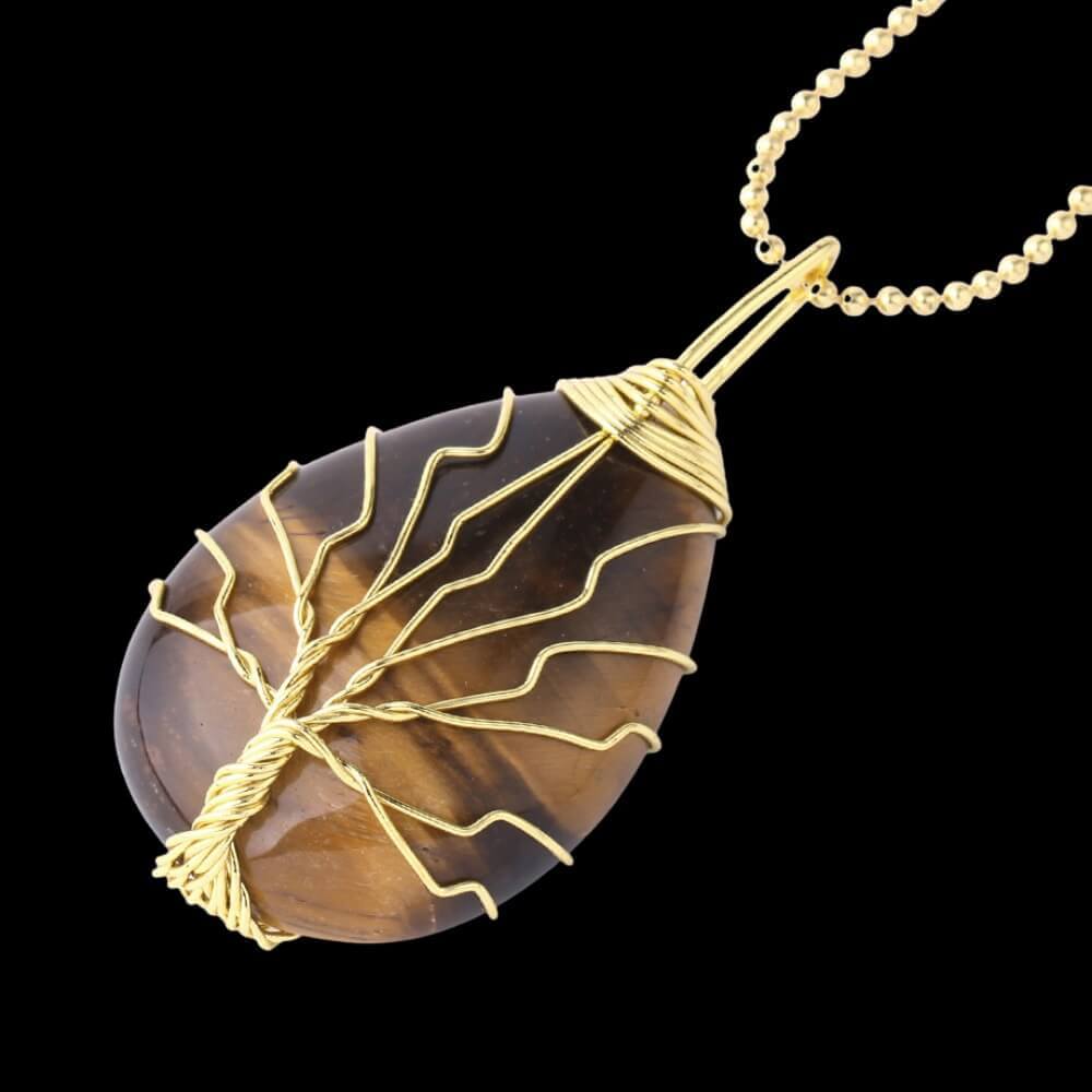 Yggdrasil Gemstone Necklace