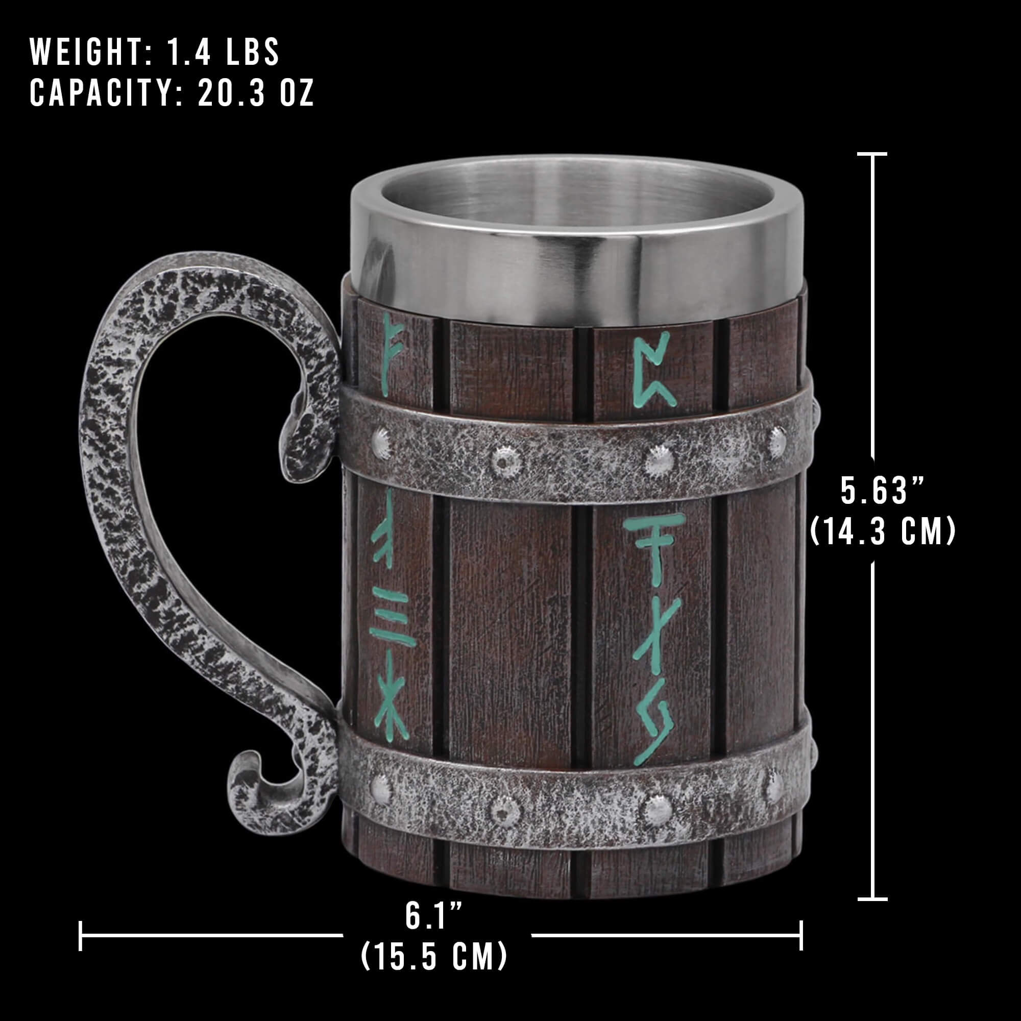 Runes Viking Tankard