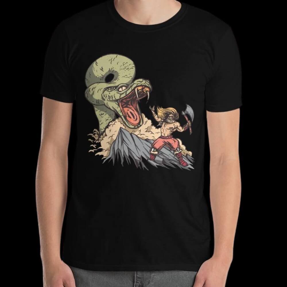 Thor vs. Jörmungandr T-Shirt