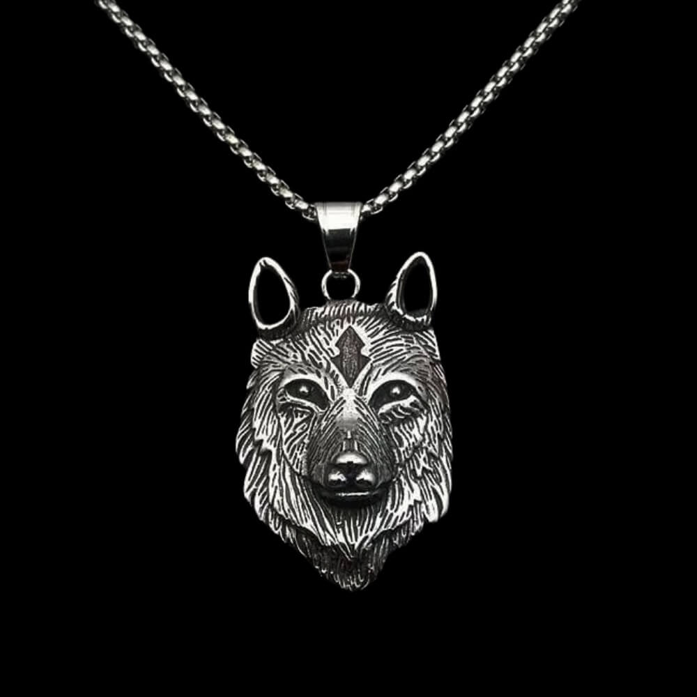 Wolf Head Necklace