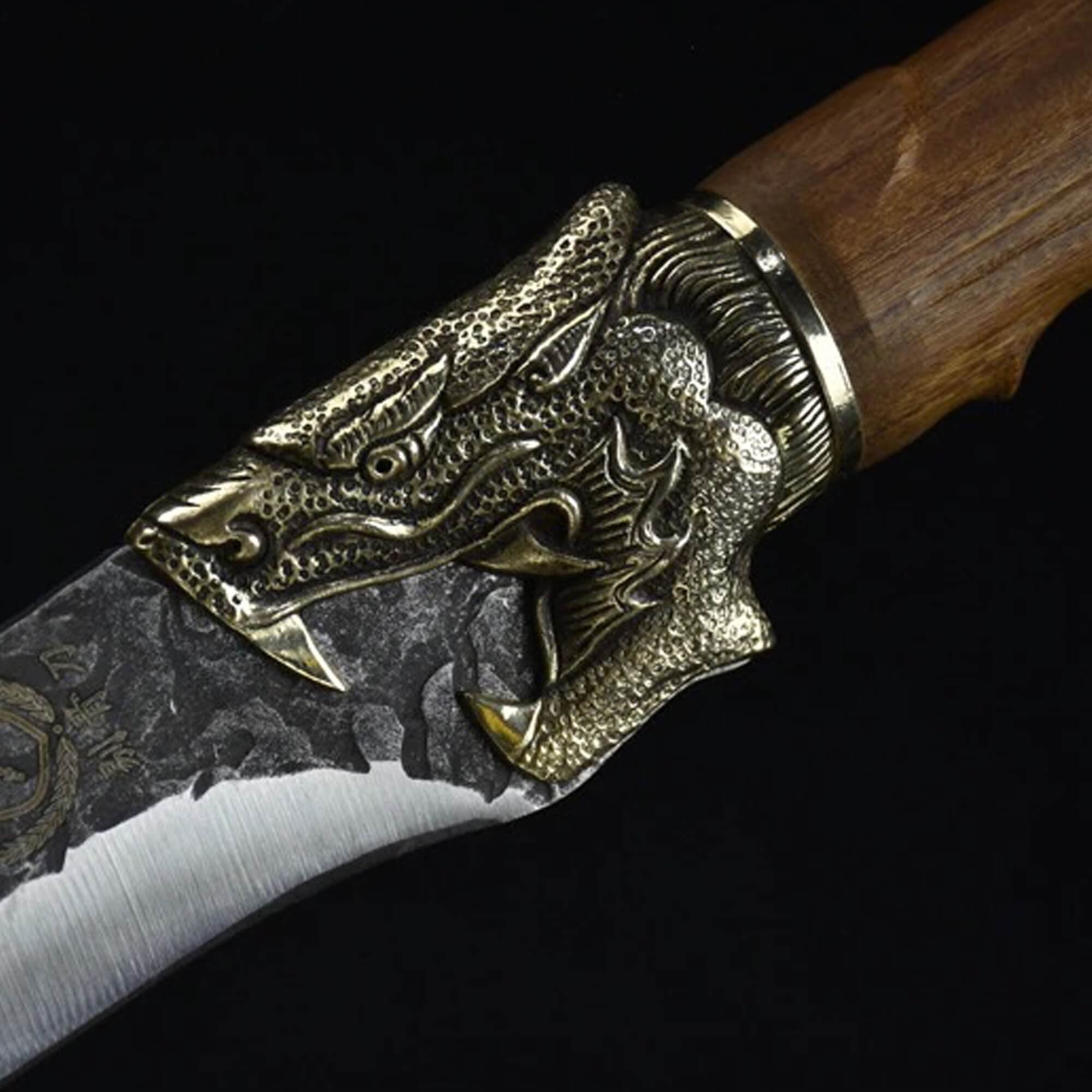 Handmade Ouroboros Viking Knife