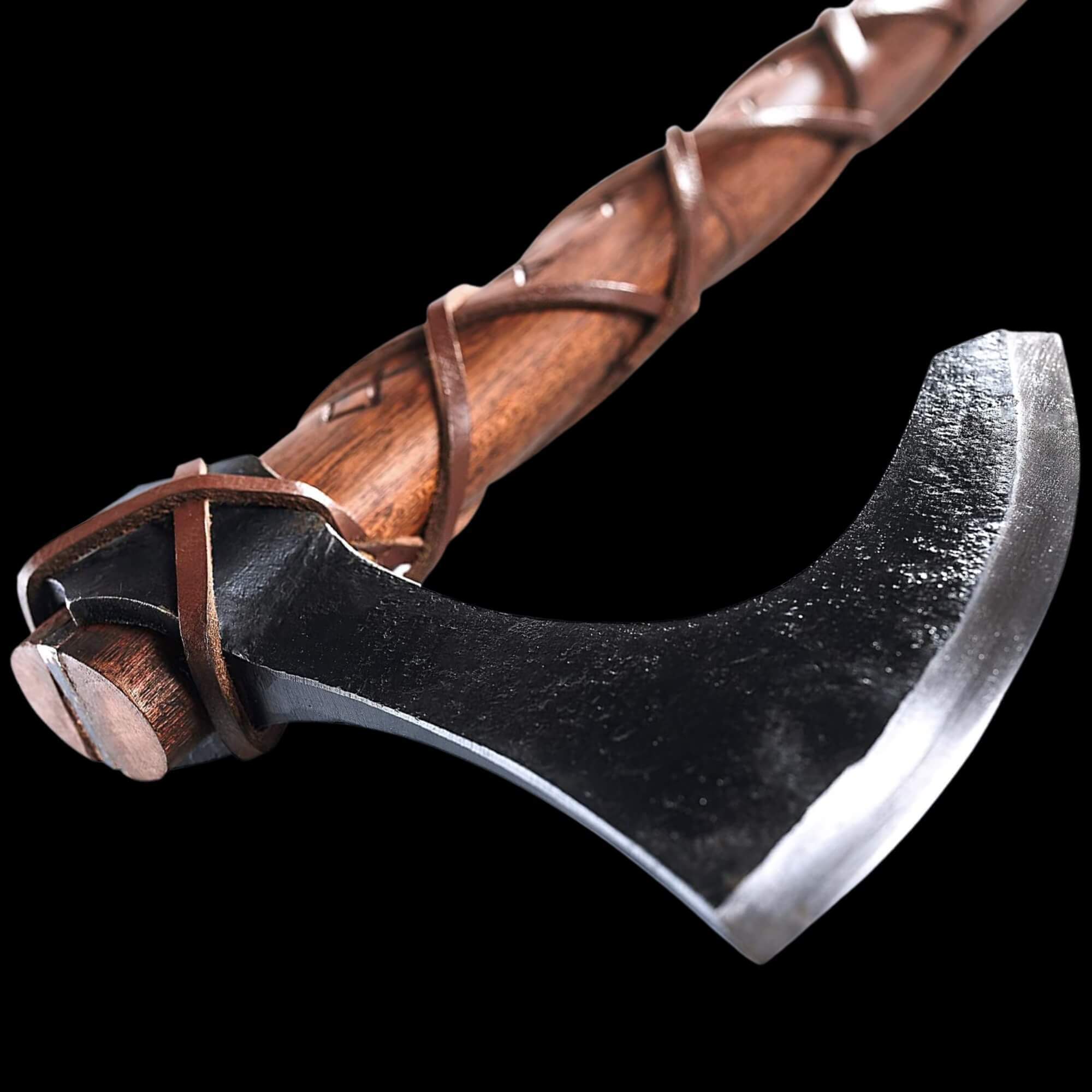 Skeggøx Norse Axe with Engraved Runes