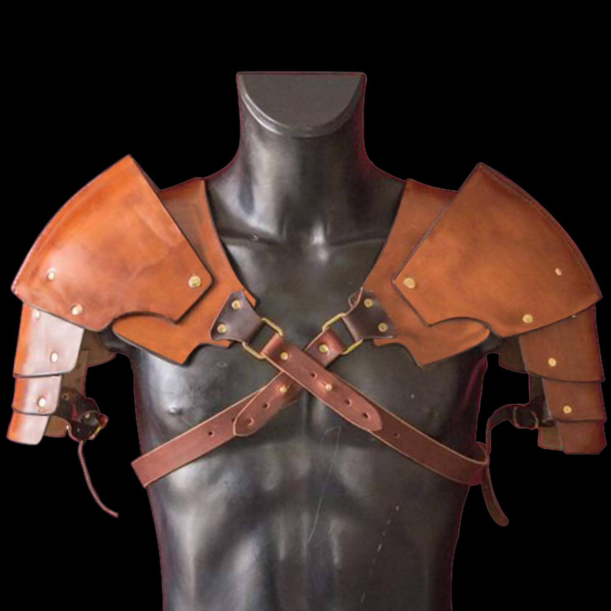 Norse Warrior Leather Pauldron